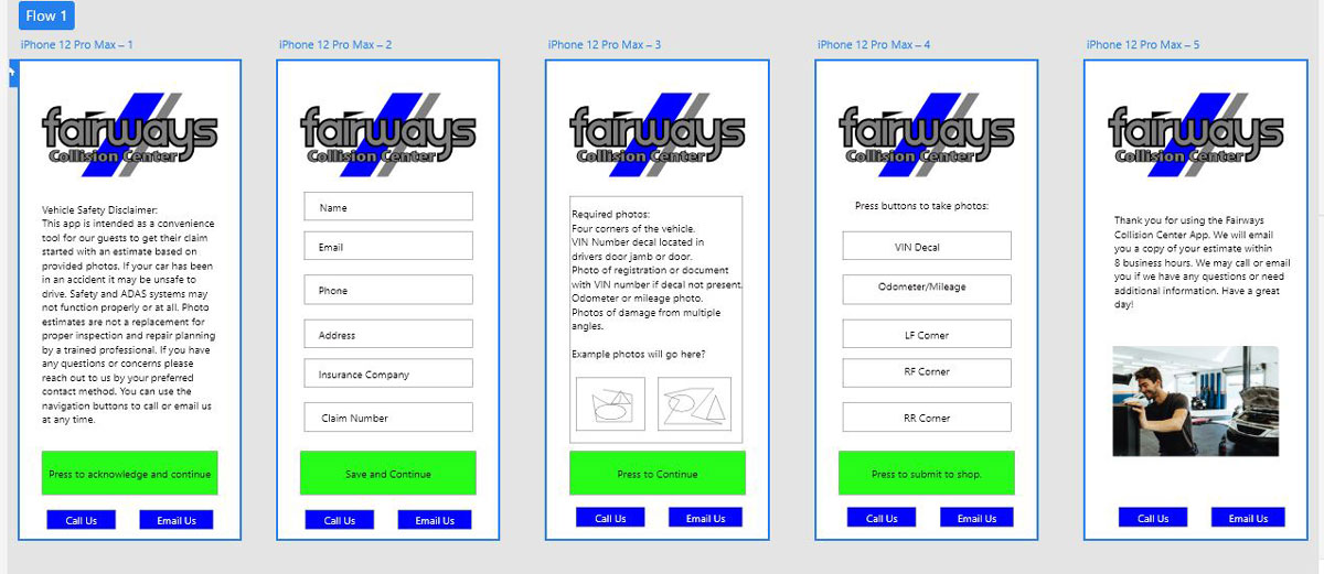 Wireframe design