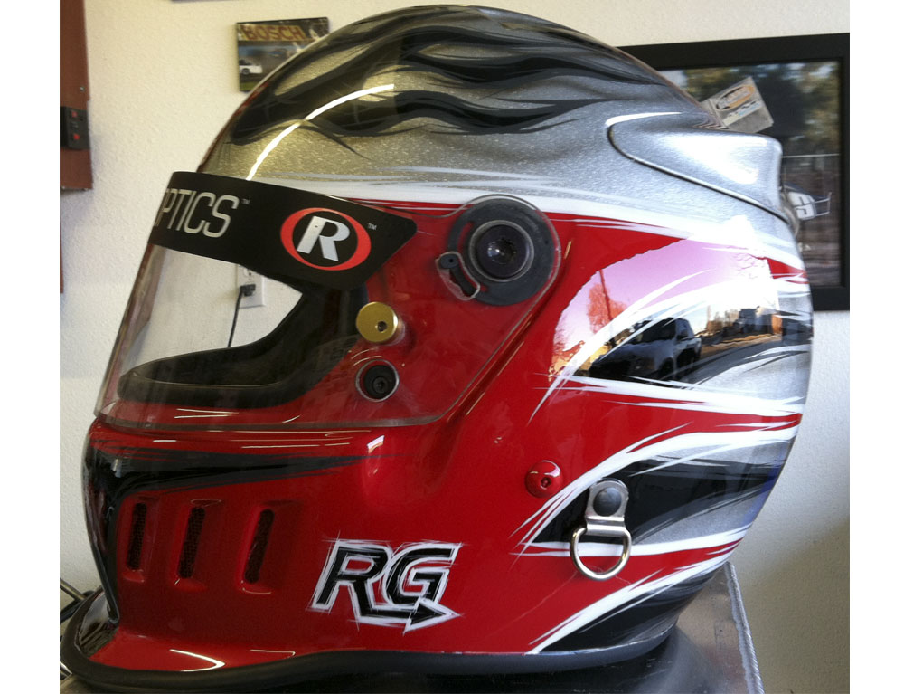 Helmet custom painted