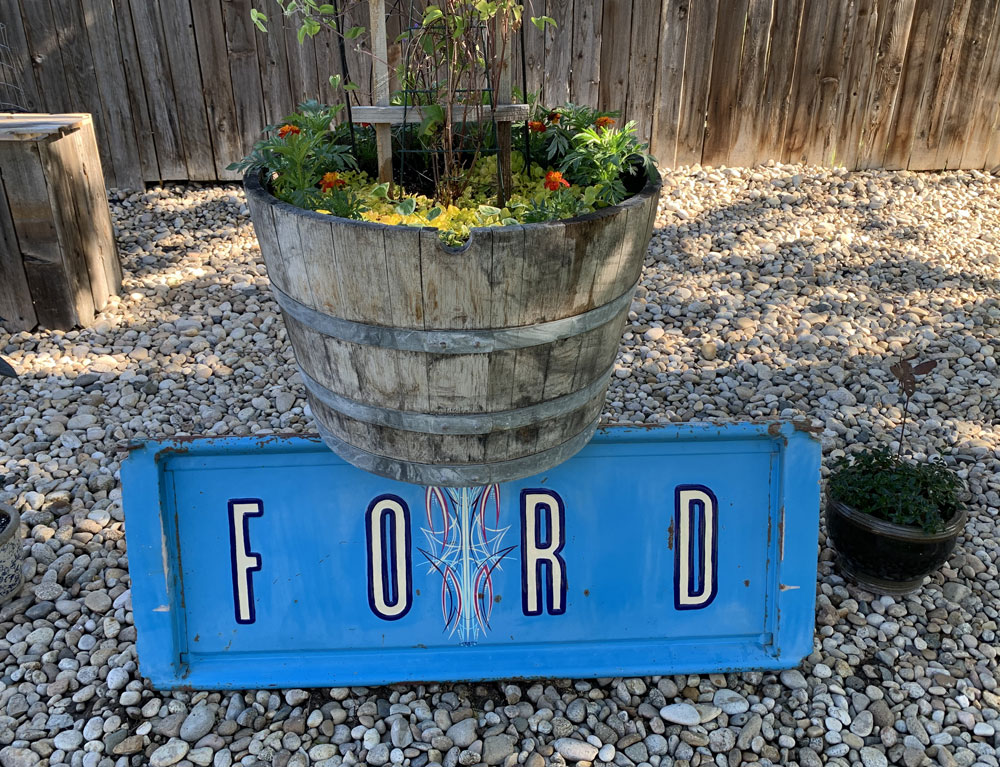 Ford Tail Gate Yard Art